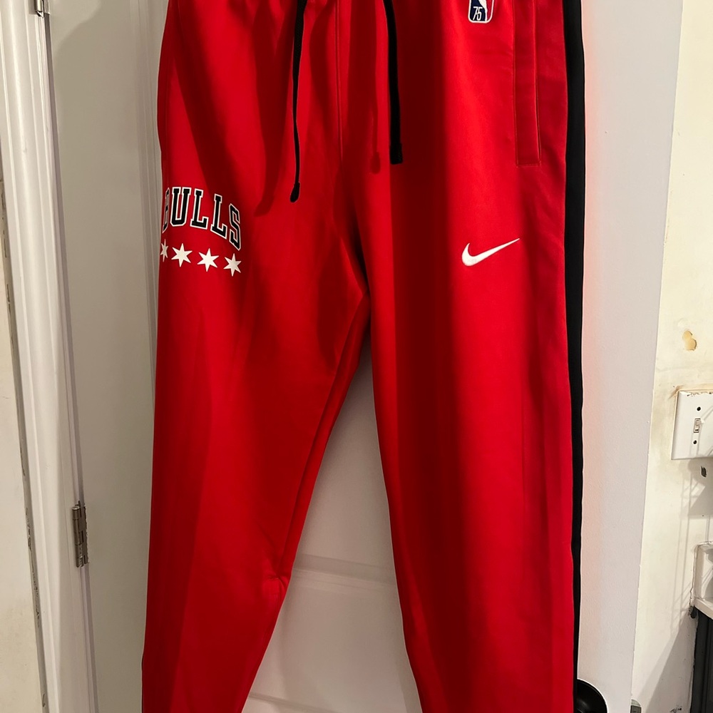 Nike men Red and Black Sweatpants